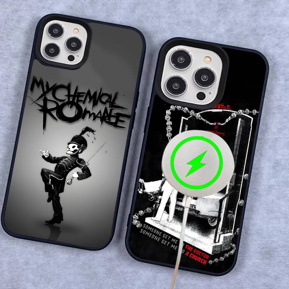 My Chemical Romance Phone Case For IPhone 17 16 Pro Max 15 14 Plus 11 13 12 Shockproof Magnetic For Magsafe Cover