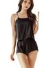 Sexy Lingerie Inner Underwear Nightwear One Piece Setup X025 [Agnel X] See-Through Women's (Free, Black)