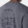 STONE ISLAND Мужская футболка с коротким рукавом, круглым вырезом и принтом из букв L1S152100001S0E14V002D