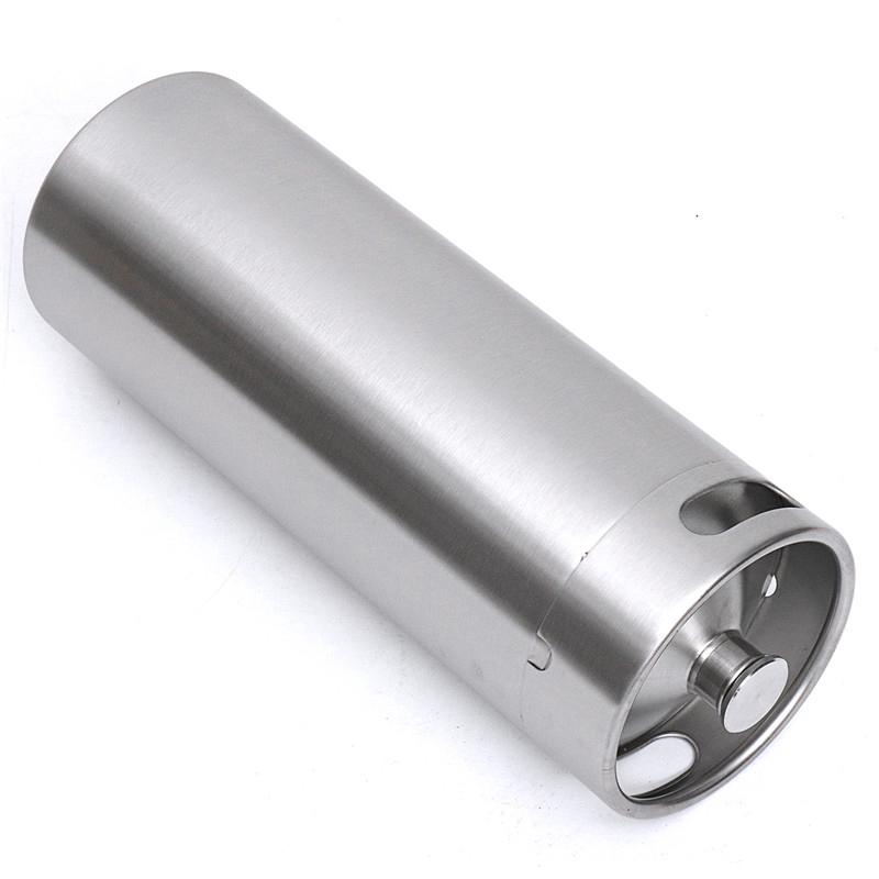 10L 304 Pressurized Growler Portable Beer Bottle Home Brewing Beer Making Tool Stainless Steel Mini Beer Keg Homebrew