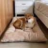 Стеганый коврик для сна питомца, кровать для собаки и кошки, мягкая плюшевая подушка с толстой набивкой, уютный матрас для питомца для использования в клетке, на полу, на диване
