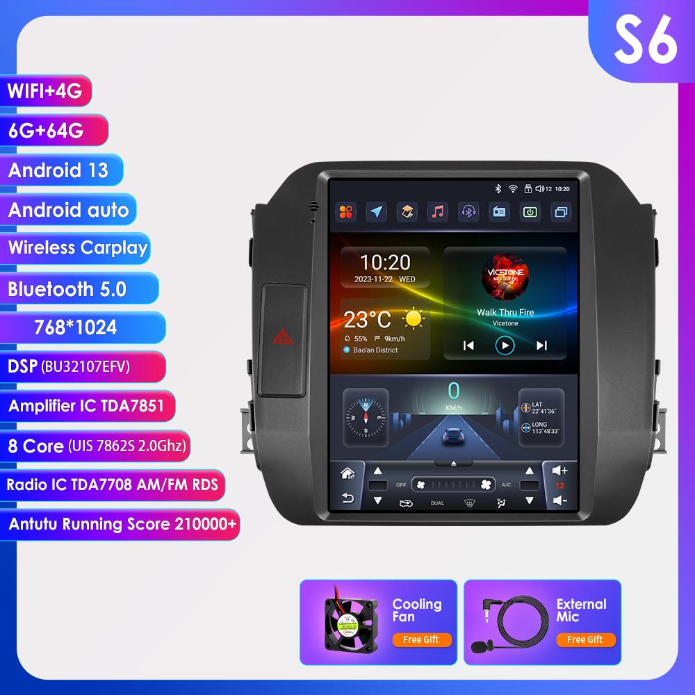 OSSURET Android 13 Car Radio for KIA Sportage 3 Carplay 2011 - 2016 Car Stereo Multimedia Video Player GPS 9.7 Inch Vertical Screen SWC BT RDS FM Mic