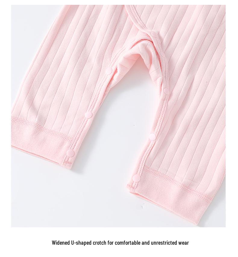 Хлопковый ромпер с длинными рукавами и шнуровкой для малышей с дизайном бабочки для весны и осени