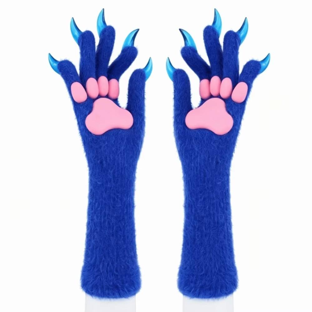Silicone Meat Pad Cat Claw Mittens Solid Color Cosplay Ghost Claw Props Cosplay Costume