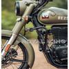 Black "Crash Guard With Matt Slider" Fit For Royal Enfield New Classic 350