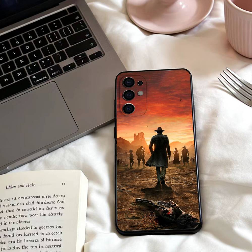 R-Red D-Dead Redemption RDR 2 Чехол для телефона Samsung S 25,24,23,22,30,21,10,9,Ultra,Plus,Lite,FE,4,5 G Мягкий черный чехол