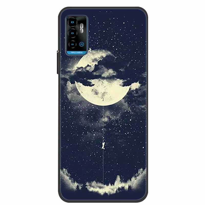 Чехол для ZTE Blade A71 Ударопрочный Мягкий силикон ТПУ Задняя крышка Для ZTE BladeA71 Чехлы для телефона Для ZTE Blade A 71 2021 Милый мультяшный