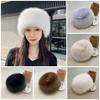 Thickened Fluff Warm Ear Protection Dome Snow Mongolian Hat Bucket Hat Winter