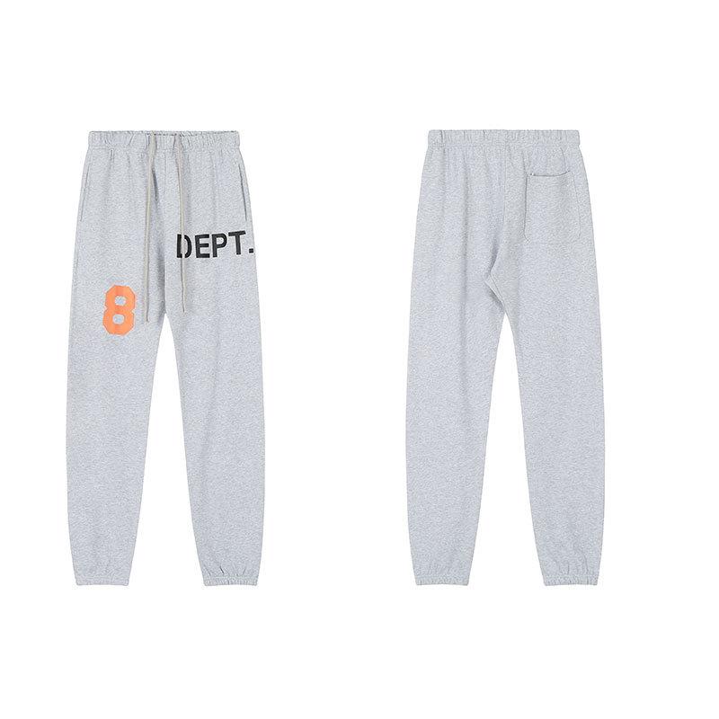 GALLERY DEPT Ink Splatter Graffiti Unisex Cotton Hoodie Set - Autumn Loose Fit