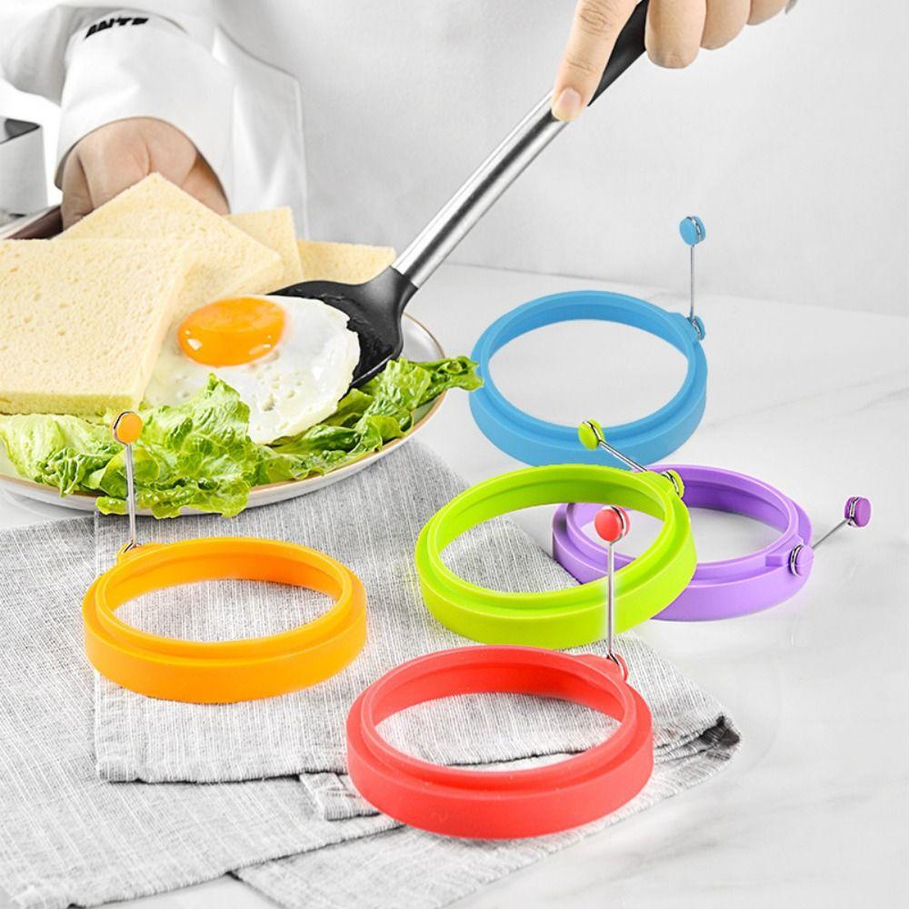 Кольцо для блинов с яйцом на завтрак, пищевая форма для жарки яиц, прочные формы для омлета и жареных яиц