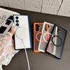 Matte Magnetic For Magsafe Phone Case For Samsung Galaxy Z Fold 8 Ultra Fold8 Transparent Shockproof Protection Slim Hard Cover