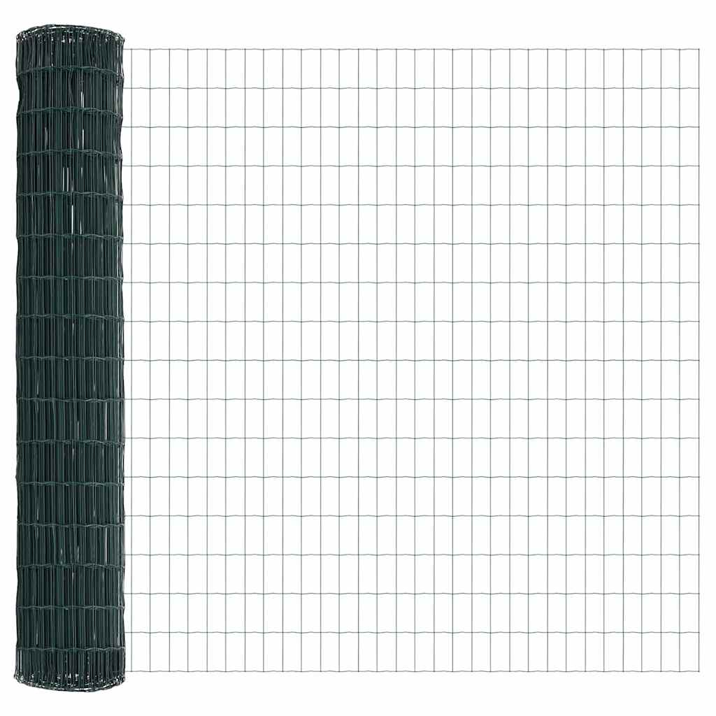 Euro Fence Green 1.5 x 10 m PVC Coated Iron