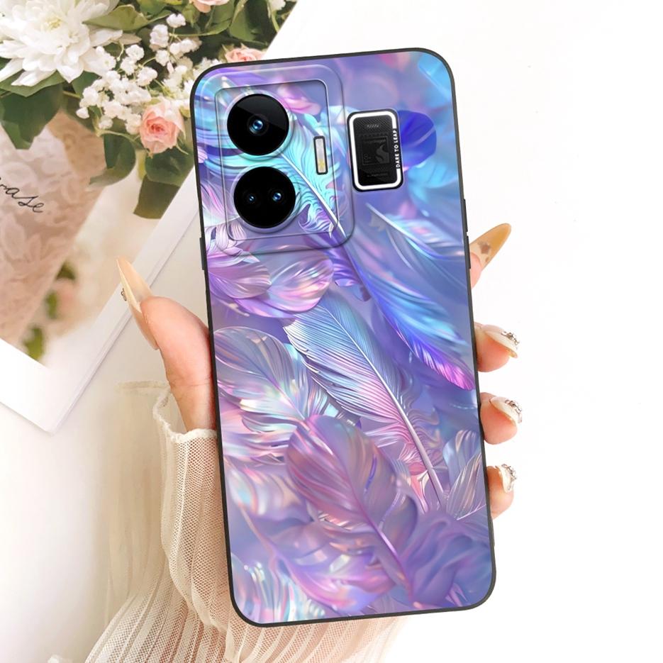 For Realme GT Neo 5 Case RealmeGT3 RMX3709 Cool Owl Dragon Painted Cover Soft Silicone Case For Realme GT 3 GT3 GTNeo5 240W Bags