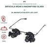 Hands-free 20X Lens Magnifying Eyewear Jewelers Repair Wearing Magnifier  Precision Work