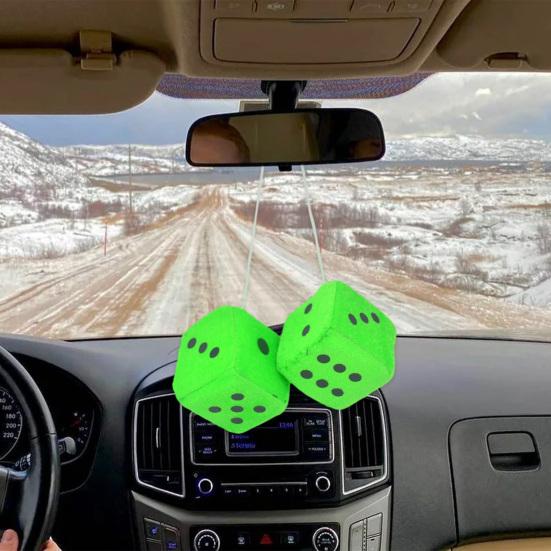 1 пара игральных костей, плюшевый кулон, супер мягкая губка, наполнитель, красочные точечные игральные кости, плюшевые украшения, пушистые мягкие кости, антистрессовая плюшевая игрушка, украшение автомобиля