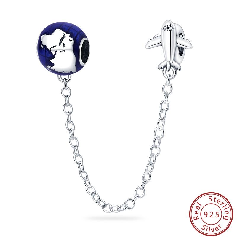 Sell 925 Silver Festival Animal Plant Travel Fashion Design Chain Charms Beads 3mm DIY Fine Jewelry Making