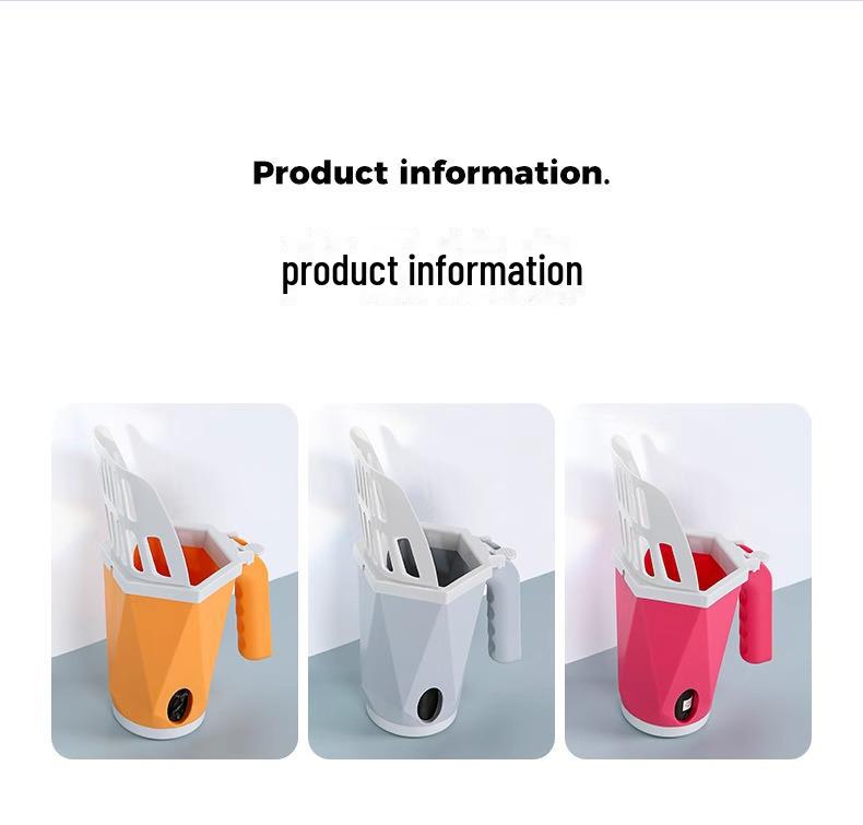 Совок для кошачьего туалета из нержавеющей стали: Цельная металлическая лопата с небольшими отверстиями для бентонита и рудного мусора