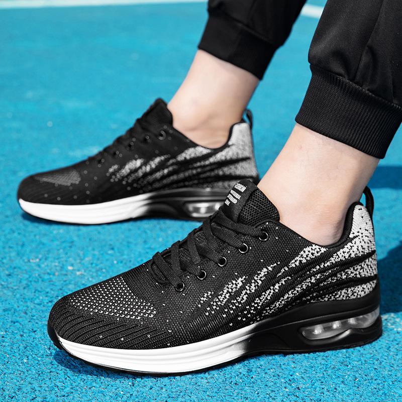 Мужские кроссовки большого размера с воздушной подушкой, уличные сетчатые повседневные кроссовки, мужские легкие кроссовки для бега с низким верхом, кроссовки на платформе для папы