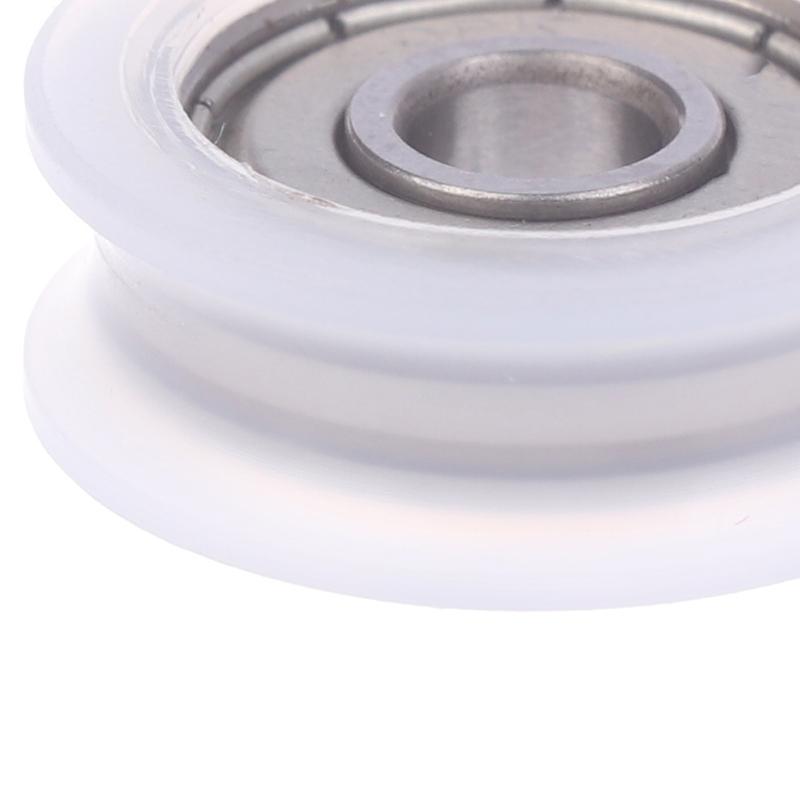 1 шт. 625Zz 5*20*7 мм плоский роликовый ролик для мебели, двери, окна, витрины, направляющие, аксессуары, U-образная канавка подшипникового шкива