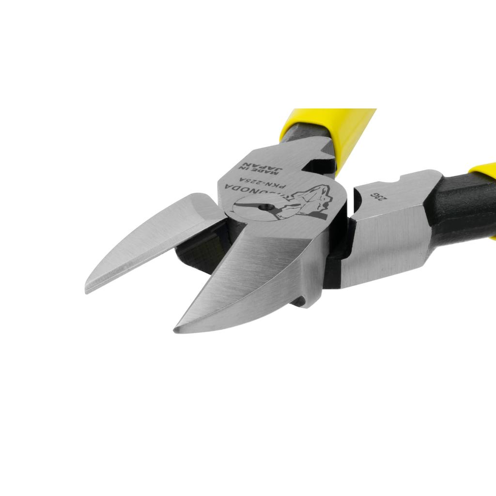 TSUNODA Power Hard Wire Nippers with Crimping Function, Eccentric, 225mm, PKN-225A