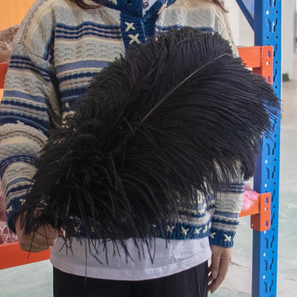 10 шт. Натуральные страусиные перья 15-55 см для рукоделия, свадьбы, вечеринки, домашнего декора, страусиные плюмажи, центральный элемент стола, перо