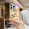 Phone Case: 2D flat design suitable for iPhone 18, 17, 16, 15, 14, 13 Pro film protective case, couple style, Pomeranian dog, Christmas and Halloween 