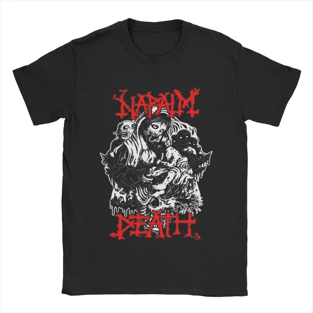 T-Shirt Napalm Death Novelty Pure Cotton Tee Shirt Short Sleeve T Shirt Crewneck Clothing Plus Size