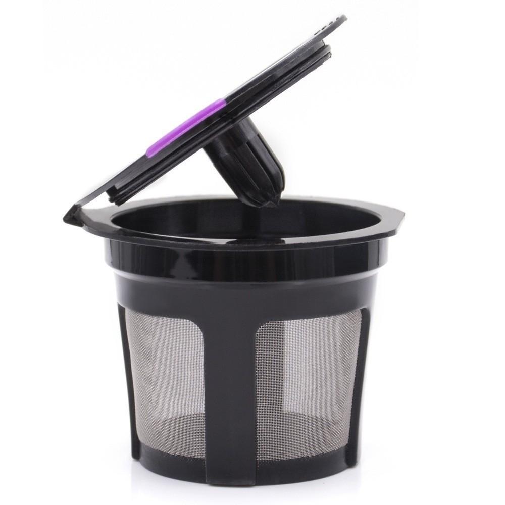 4pcs Universal Fit Coffee Filter Reusable Espresso Strainer Basket K-Cup Coffee Maker Accessories