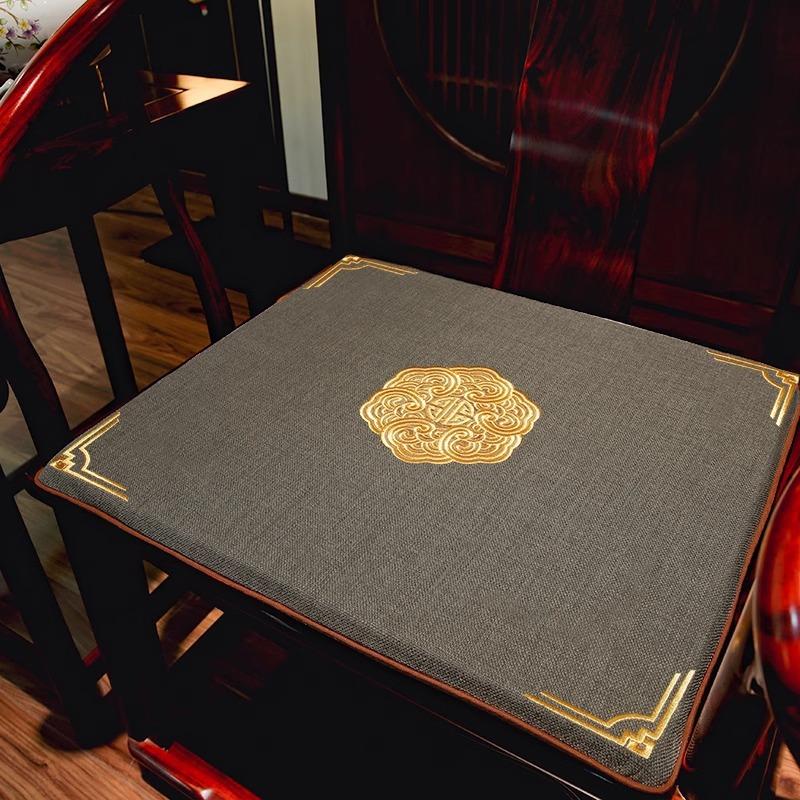 Подушка для сиденья в китайском стиле, утолщенная задняя часть, подушка для стула из красного дерева, осенне-зимний обеденный стул из цельного дерева, подушка для чайного стула, подушка для сиденья на стуле