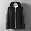 Young and Middle-aged Sports Coat Men's Jacket Hooded Windbreaker Spring and Autumn Windbreaker Jacket Running Windproof Top