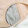Period Underpants Mid Waist Solid Color Leak Prevention Butt-lifted Good Breathability Elastic Quick-drying