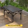 sand yellow - 120x55cm long table with storage