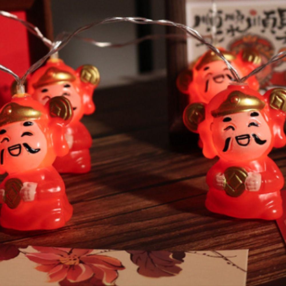 Waterproof LED Chinese Lantern Chinese Style Good Luck Hanging Lantern Lights Bright Red Color Atmosphere Lamp Chinese New Year