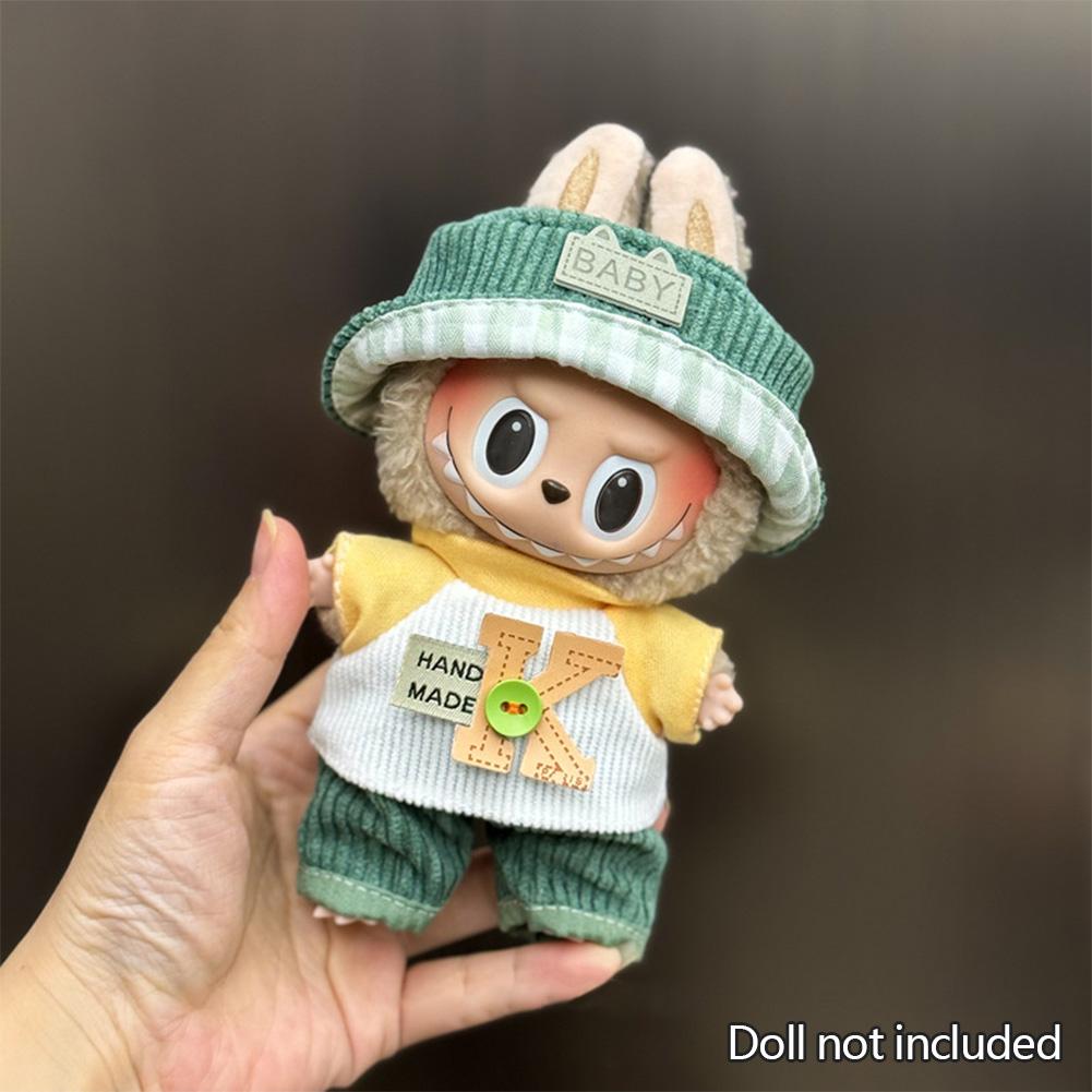 Модная одежда Ropa Одежда Наряд Аксессуары для куклы Для 15/17см Labubu V2 V1 Плюшевый комбинезон