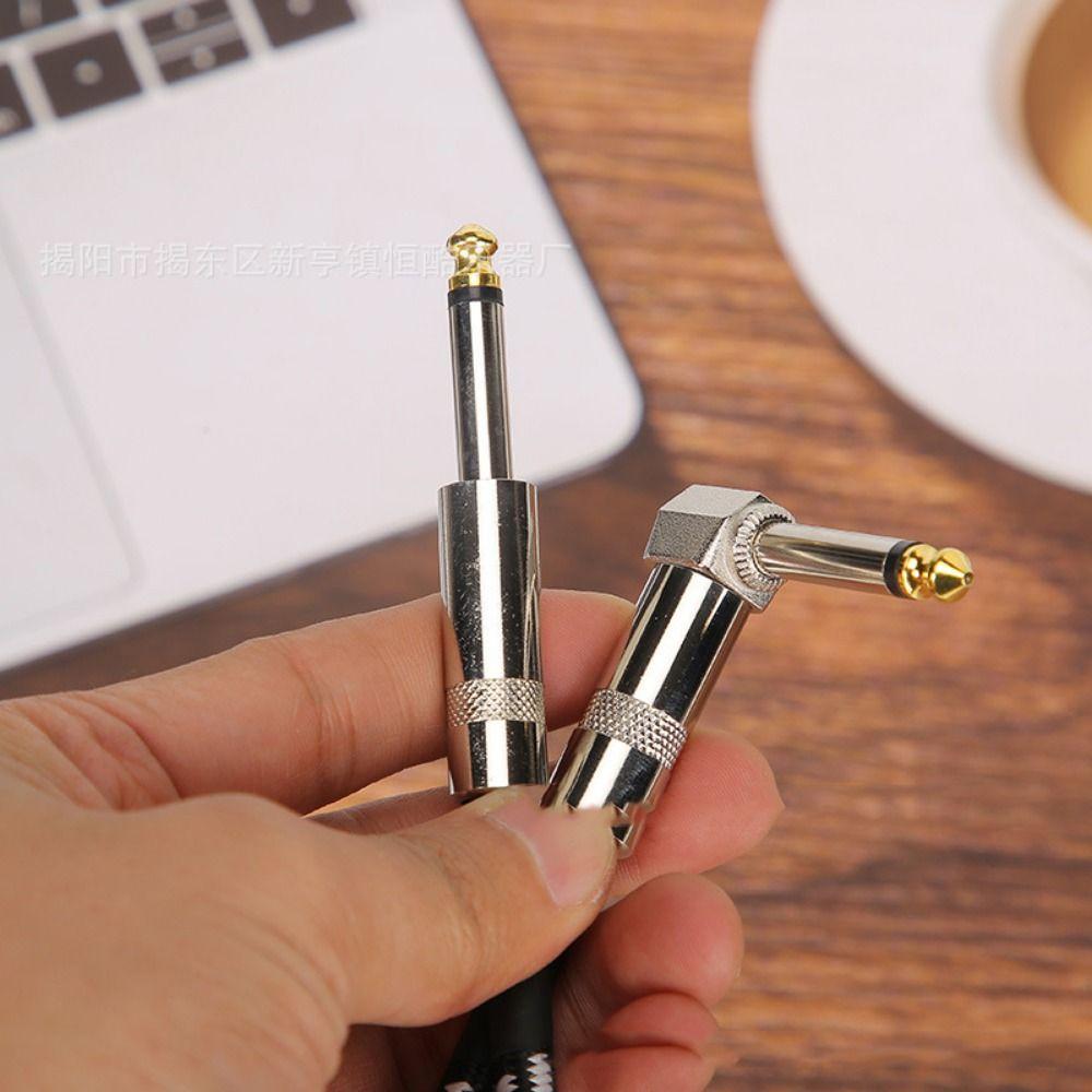 6.5mm Audio Guitar Effect Pedal Cable Mono Cable Guitar Amplifier Patch Cord  Playing Ornament