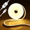 DC5V USB LED Neon Light Waterproof Neon Strip Tape Touch Sensor Dimmable LED Night Light Ribbon Home Bedroom Backlight Decor