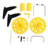 1/2 Inch Garden Hose Reel Portable Garden Hose Holder Holds 60m 197ft Water Pipes for Outside