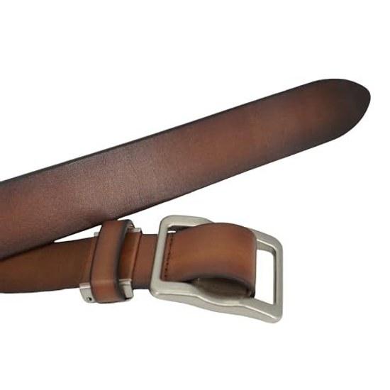 BlissLeather Кожа Tochigi гордость Японии Ремень без отверстий бесконечно регулируемый Полностью изготовлен из материала финальная обработка Растительное дубление градиентная окраска