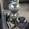 M12 Gear Shift Knob For Toyota Corolla Rav4 Avensis Verso Pu Leather 6SP+R MT GearStick Lever Pen Shifter Handball Chrome Black