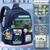 Minecraft School Backpack for Boys, Grades 3-6: Large Capacity, Lightweight, Reduces Burden