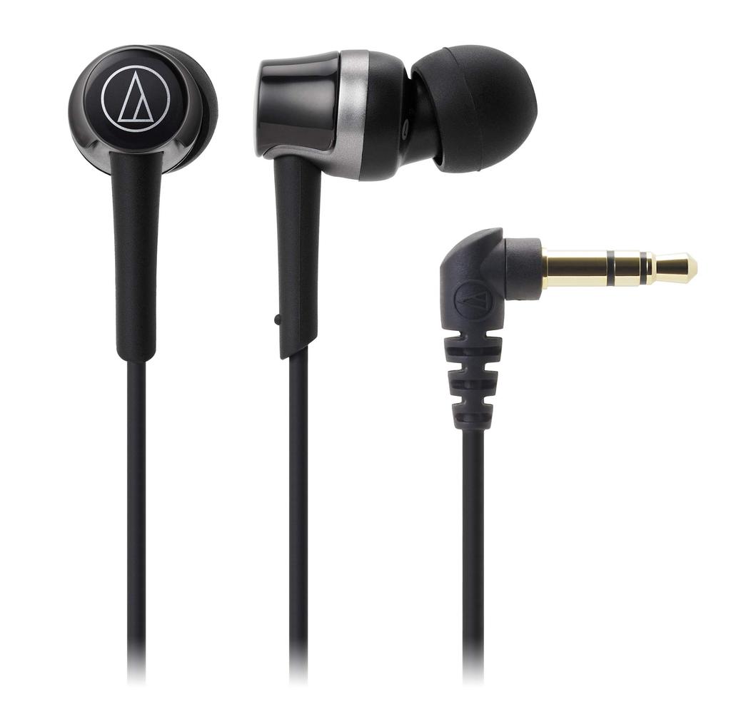 BK Earphones Wired Canal Type SoundReality Black Audio-Technica ATH-CKR30