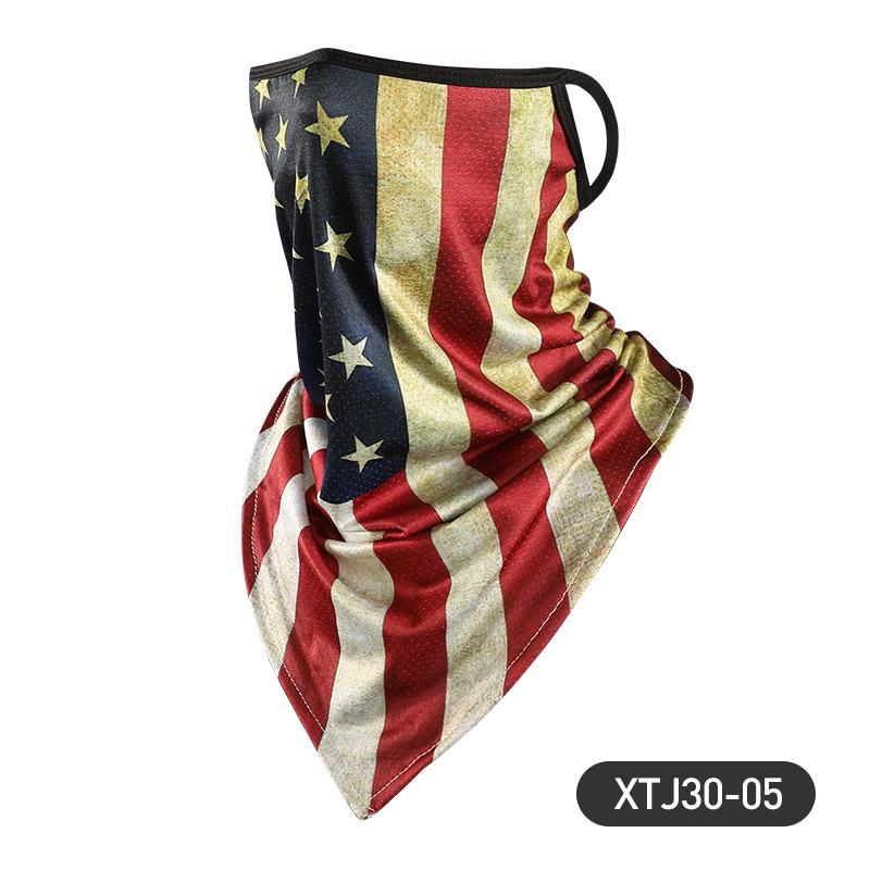 Волшебная бандана из ледяного шелка: Дышащий, быстросохнущий треугольный шарф для велоспорта, рыбалки и альпинизма (XTJ30)