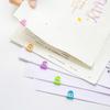 10/20pcs Mini Color Paper Clips Set Candy Transparent Metal Bookmarks File Index Page Holder Clamp Office School A6709