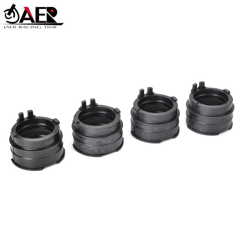 4 PCS Motorcycle Carburetor Adapter Inlet Intake Pipe For Honda CBR400 NC23 CBR 400 NC29 CB-1 CB400F