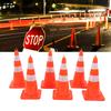 Traffic Cones Weather Resistant Reflective  Base Road Cones for Parking Lot Camping Red Traffic Cones Safety Cones