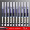 12Pcs/set Black/Red/blue Ink Liquid Rollerball Gel Pen Quick Drying Roller Ball Pens  Student