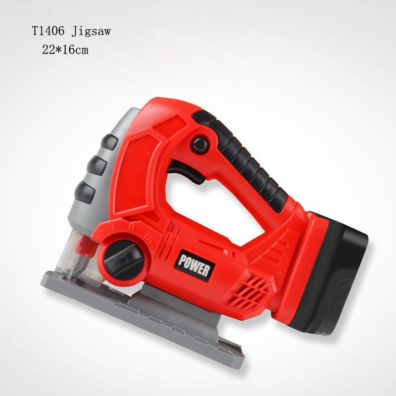 Детский набор инструментов для ролевых игр, инструменты для ремонта, игрушки, электрические инструменты для ремонта, электрическая дрель, бензопила без батареи