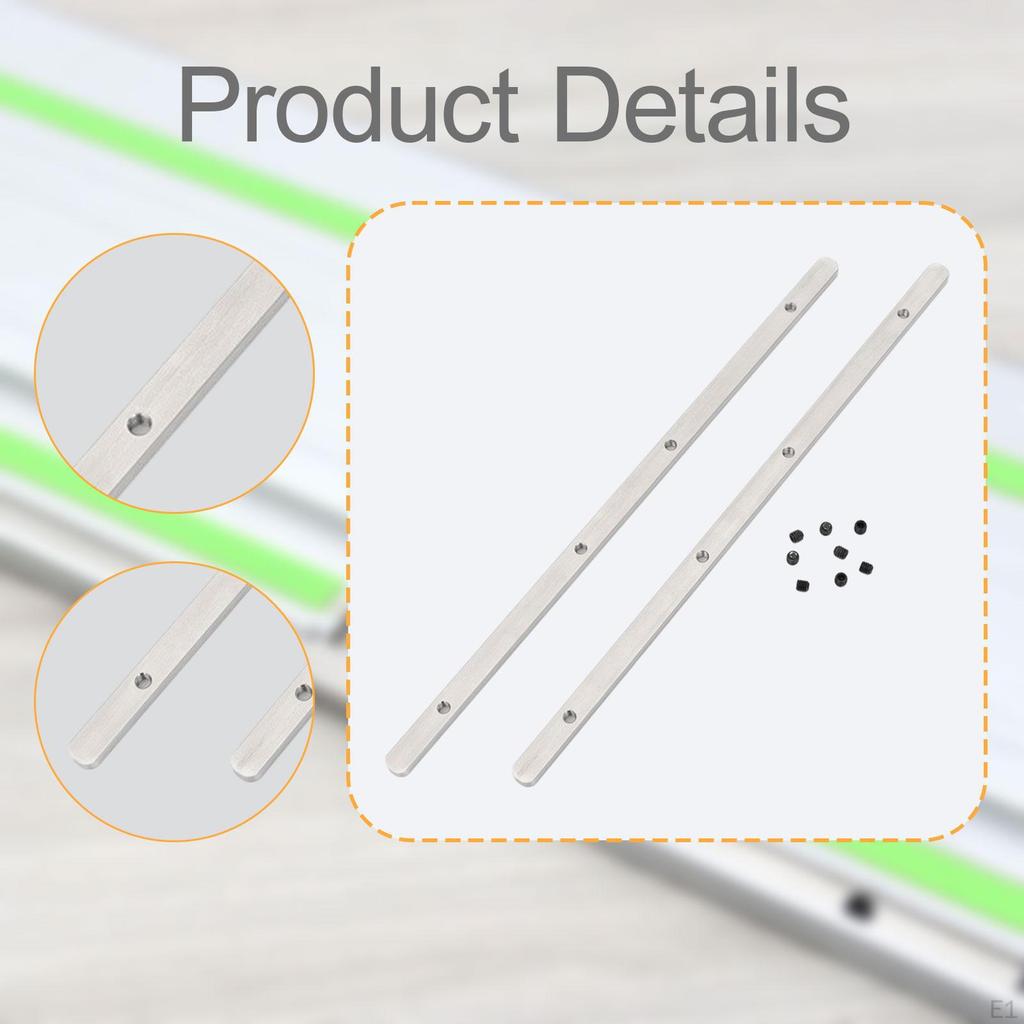 Набор для соединения направляющих шин для дисковых пил Аксессуары для резов по дереву Прочный с винтами Нержавеющий