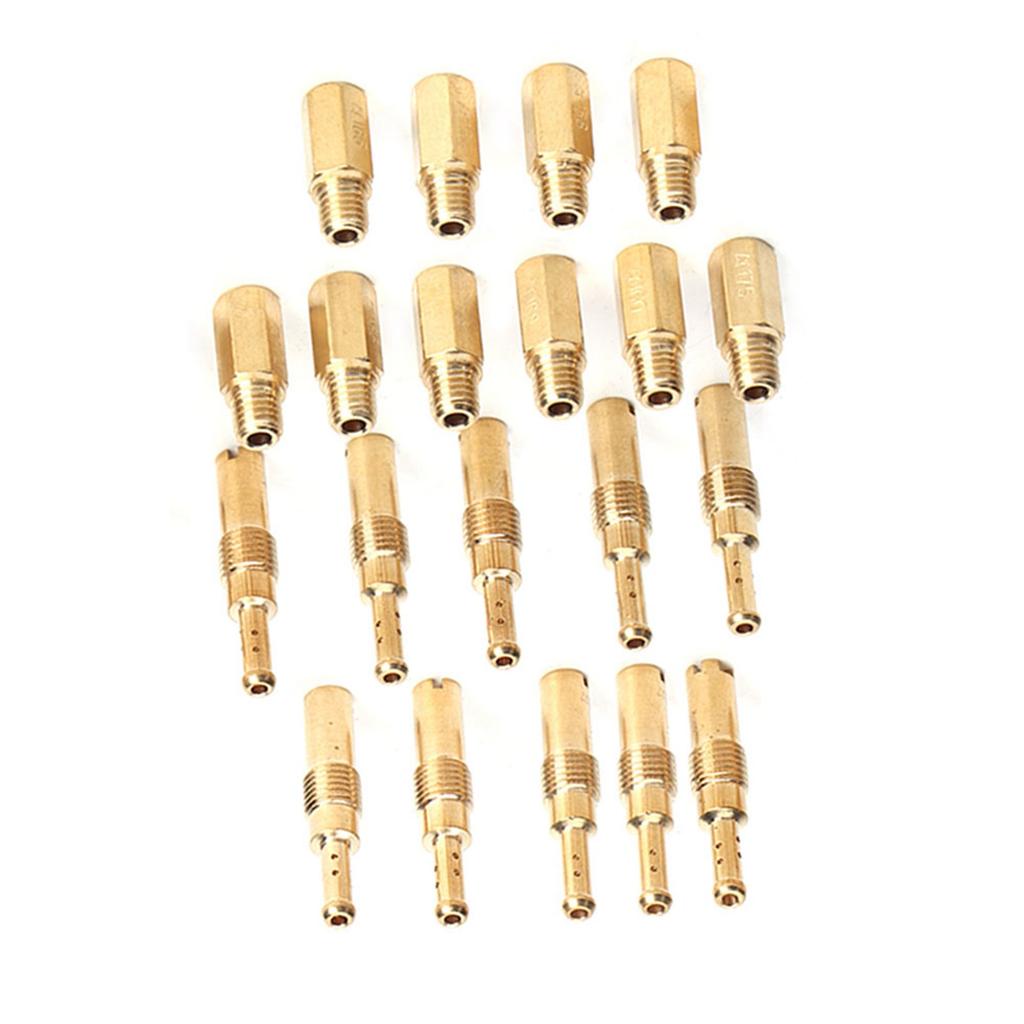20Pcs Main Jet Kit Pilot Slow Set Fit for Keihin OKO KOSO PE PWK Carb