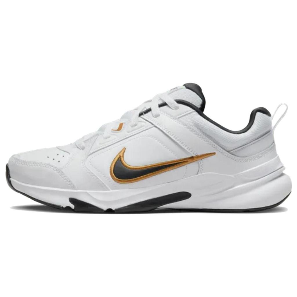 Nike Defy All Day White Black Gold Unisex Sneakers Gold-Suede DJ1196-103